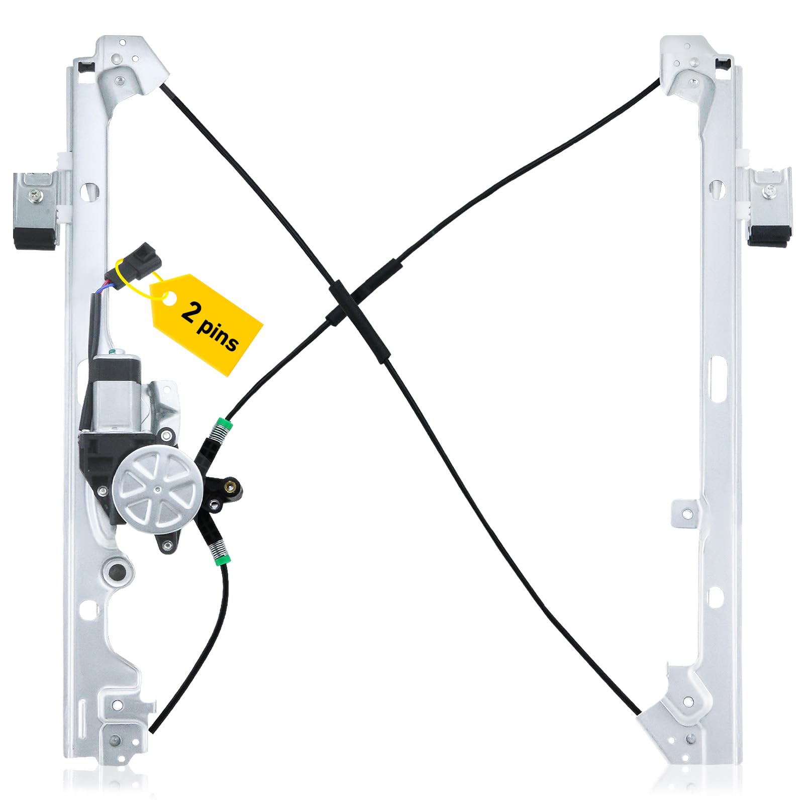 741-644 Left Front Window Regulator Driver Side 2000-2006 Chevy Silverado 1500 2500 3500 Tahoe Avalanche Suburban, GMC Sierra Yukon Escalade EXT ESV