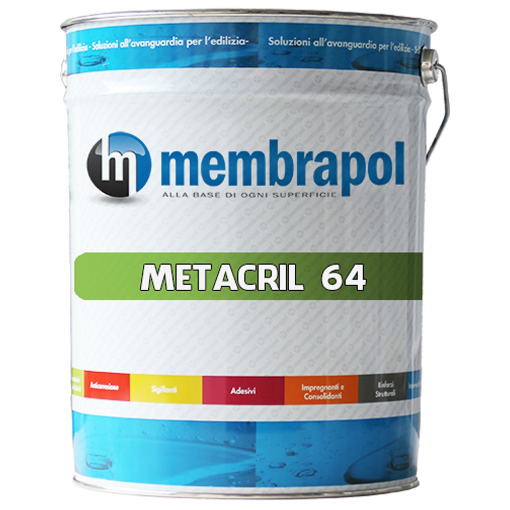 METACRIL/64 Resina per Pavimenti Stampati, Trasparente, 5 Litri