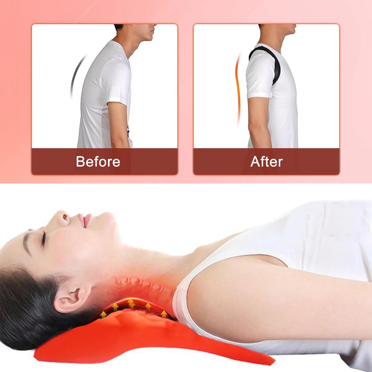 Masajeador de puntos de activación trapecio, herramienta de liberación suboccipital, masajeador de puntos de activación para aliviar el dolor muscular, cuello, espalda y hombros