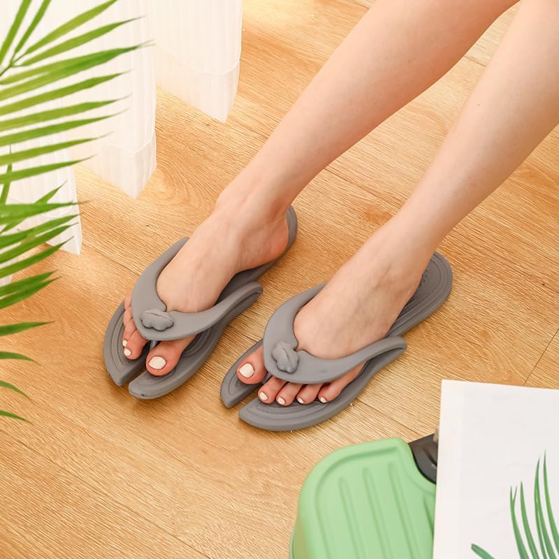 Shower Shoes Travel Slippers for Women Men, Folding Slides Sandals, Portable Hotel Spa Slippers, Waterproof Quick Drying Flip Flops, Beach Sandals - Image 3
