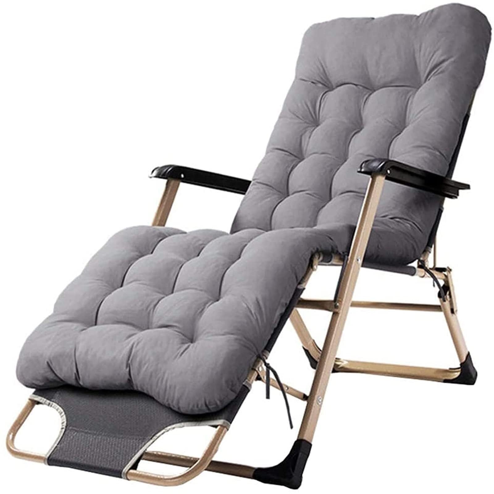 Chaise longue de camping de plage solide qui ne s'enfonce pas