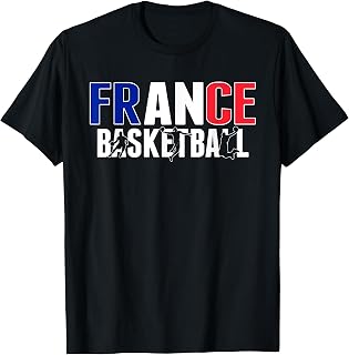 France Basketball Lovers Jersey Support French Baller Team T-Shirt