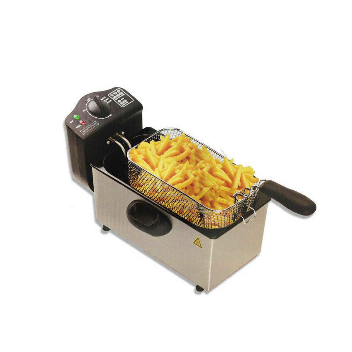 Bastilipo - FE-2000-3L, Friteuse électrique, 2000W, Iniox, cuve