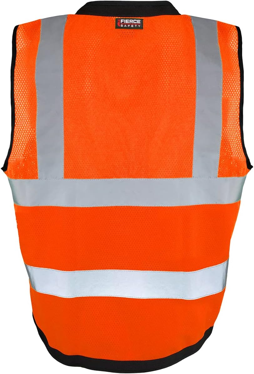 SU300G Surveyors Class 2 Green Reflective Vest with Tablet Pockets | Meets ANSI/ISEA Standards