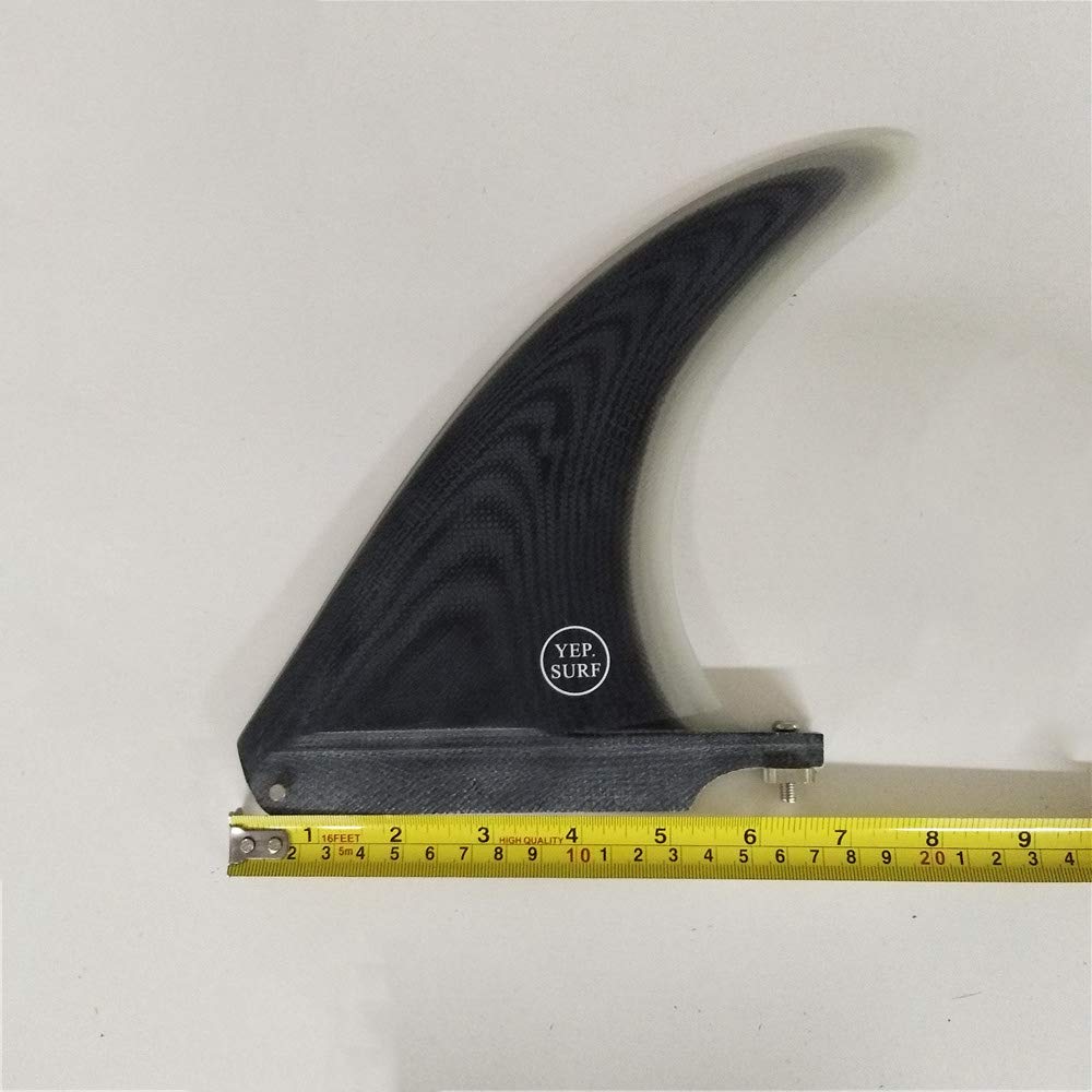 UP SURF Classic Surfboard Center Single Fin Fiberglass - 7 Inch