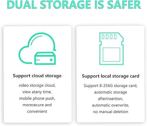 Miniatura 7 de Cámara de seguridad, cámara interior de alta definición de 1080p, cámara de seguridad para mascotas de 360 , con seguimiento de movimiento,