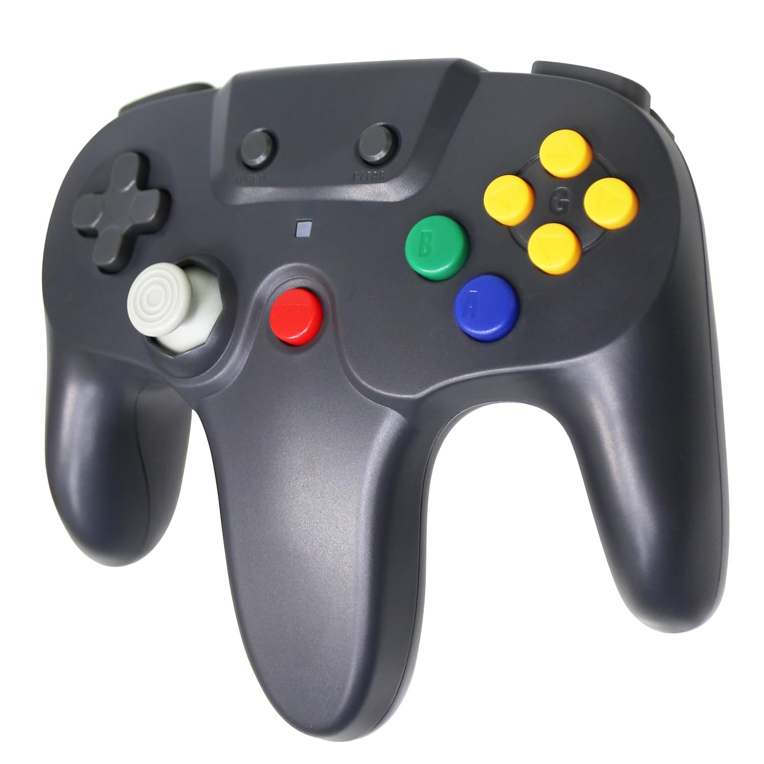 TOOPONE N64 Controller 2 Pack Wireless N64 Console Controller 2.4G Wireless Vibratory Feedback Gamepad Joystick for Controller N64 Controller