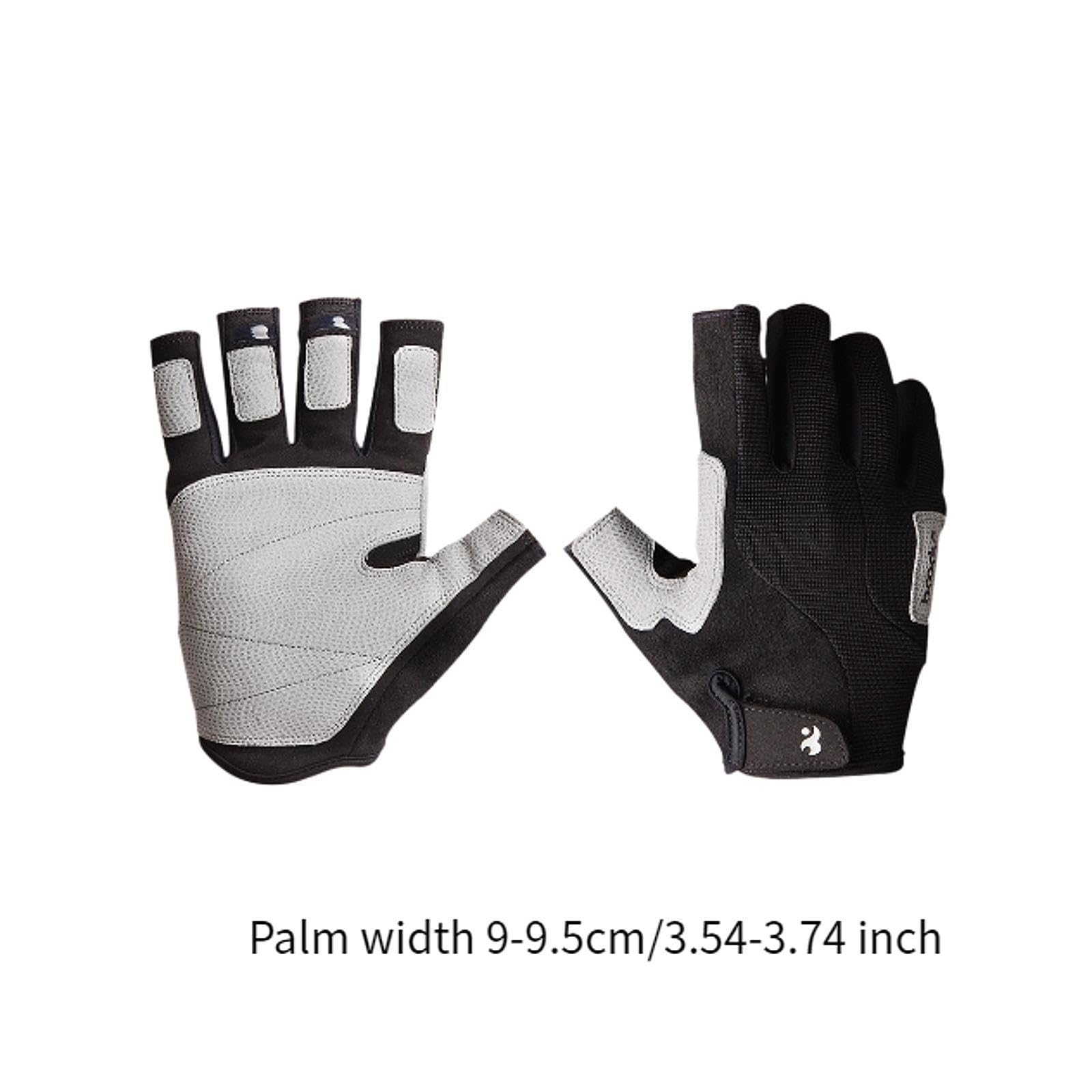 LOVIVER Climbing Guanti Dita Guanti Ciclismo Adulti Guanti Allenamento Uomo Donna Guanti Vela Comodi E Antiscivolo Realizzati in Spandex Adatti per Atti