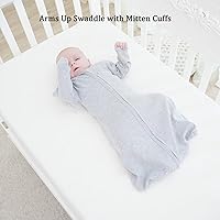 Vista 6 de Transition - Saco de dormir para bebé de 0 a 3 meses, saco de envolver de transición con puños de manoplas, paquete de 2 sacos de dormir