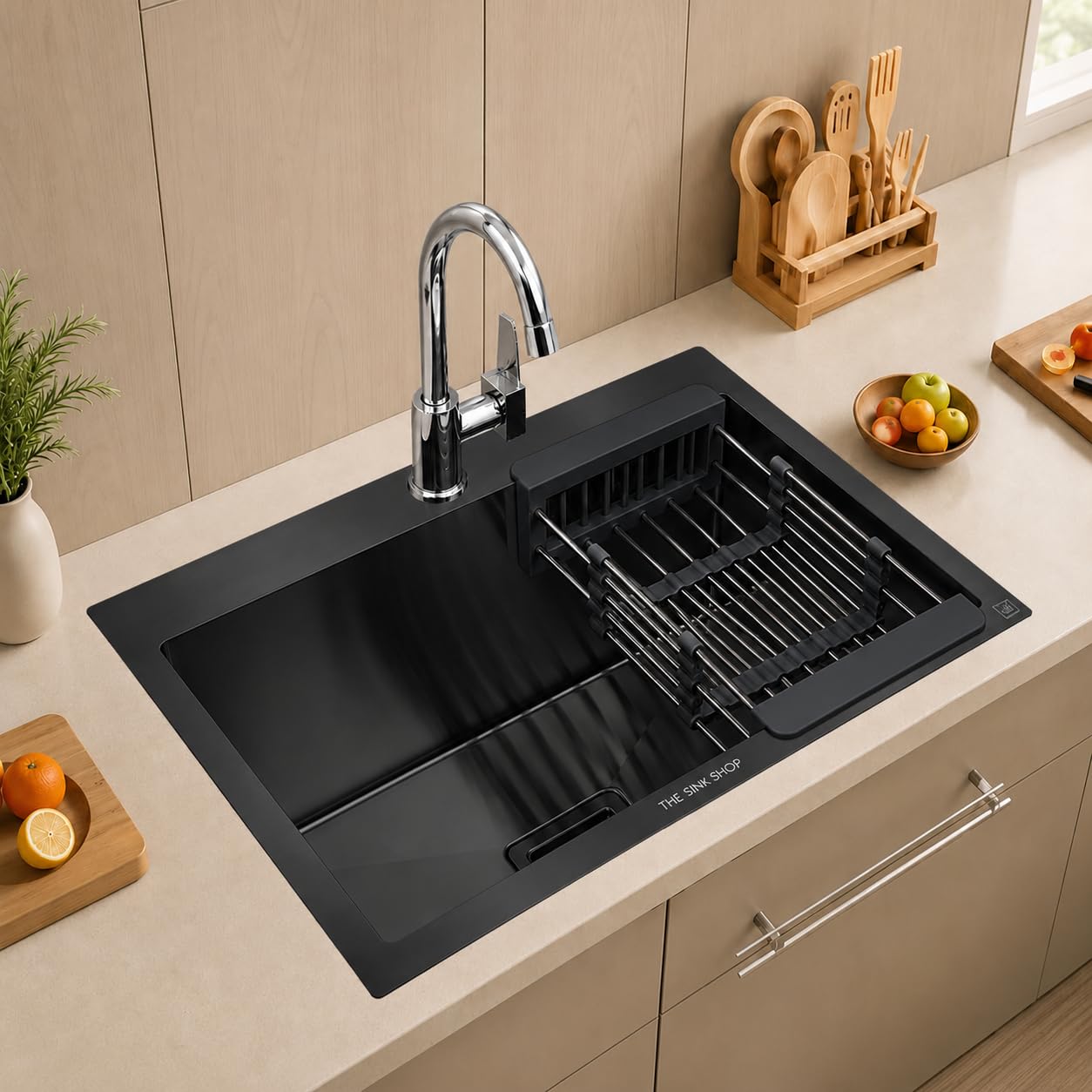 Stainless Steel Double Bowl Kitchen Sink - THE SINK SHOP -8