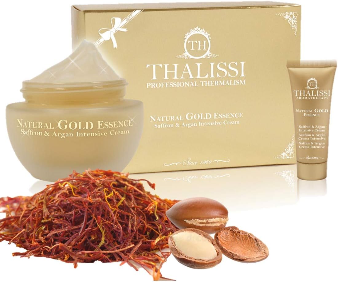 NATURAL GOLD ESSENCE Saffron Argan 50 ml & Travel Size 20 ml