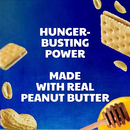 Miniatura 4 de Wafers Galletas de mantequilla de maní y miel, 2 cajas, 8 paquetes de 6 sándwiches cada una, 22 onzas
