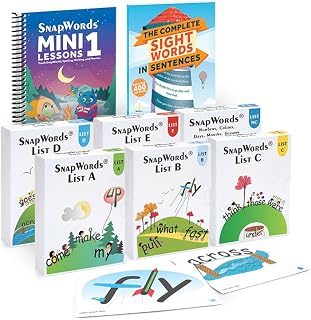 SnapWords 306 Teaching Cards | ESL | ELL | Multisensory | Kinesthetic Sight Word Flash Cards