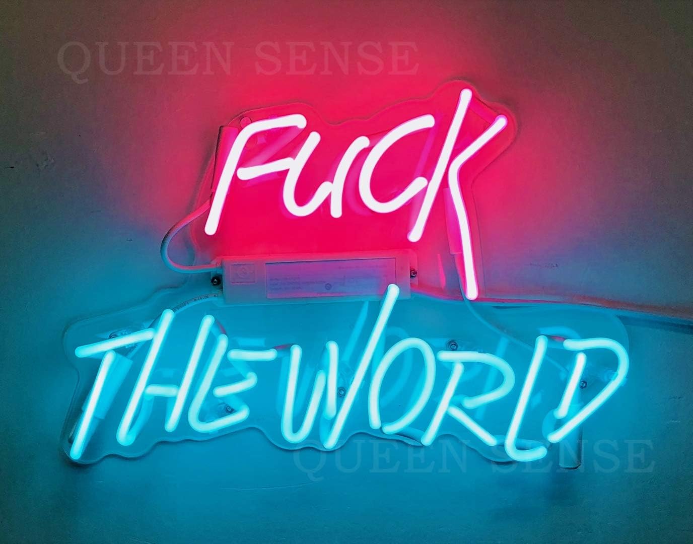 Up To 40% OFF Queen Sense 14 Fvck The World Neon Sign Light Decorated Acrylic Panel Handmade Beer Bar Pub Man Cave Lamp UT162 Cheapest 🛒 Queen Sense 14 Fvck The World Neon Sign Light Decorated Acrylic Panel Handmade Beer Bar Pub Man Cave Lamp UT162