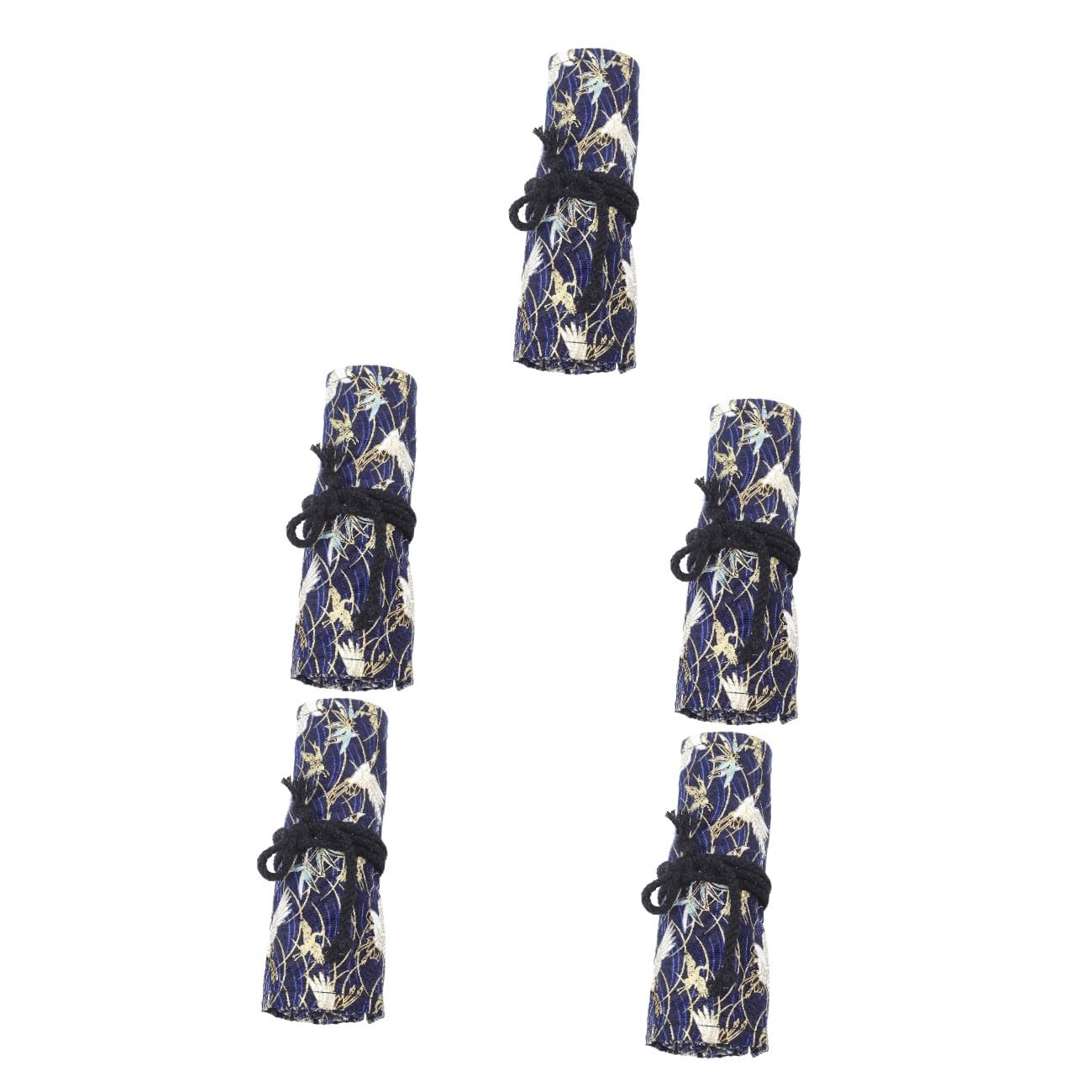 Gadpiparty 5 Pezzi Organizer per Penne Antistrappo Astuccio Arrotolabile Decorativo per Capacità Design per Scuola