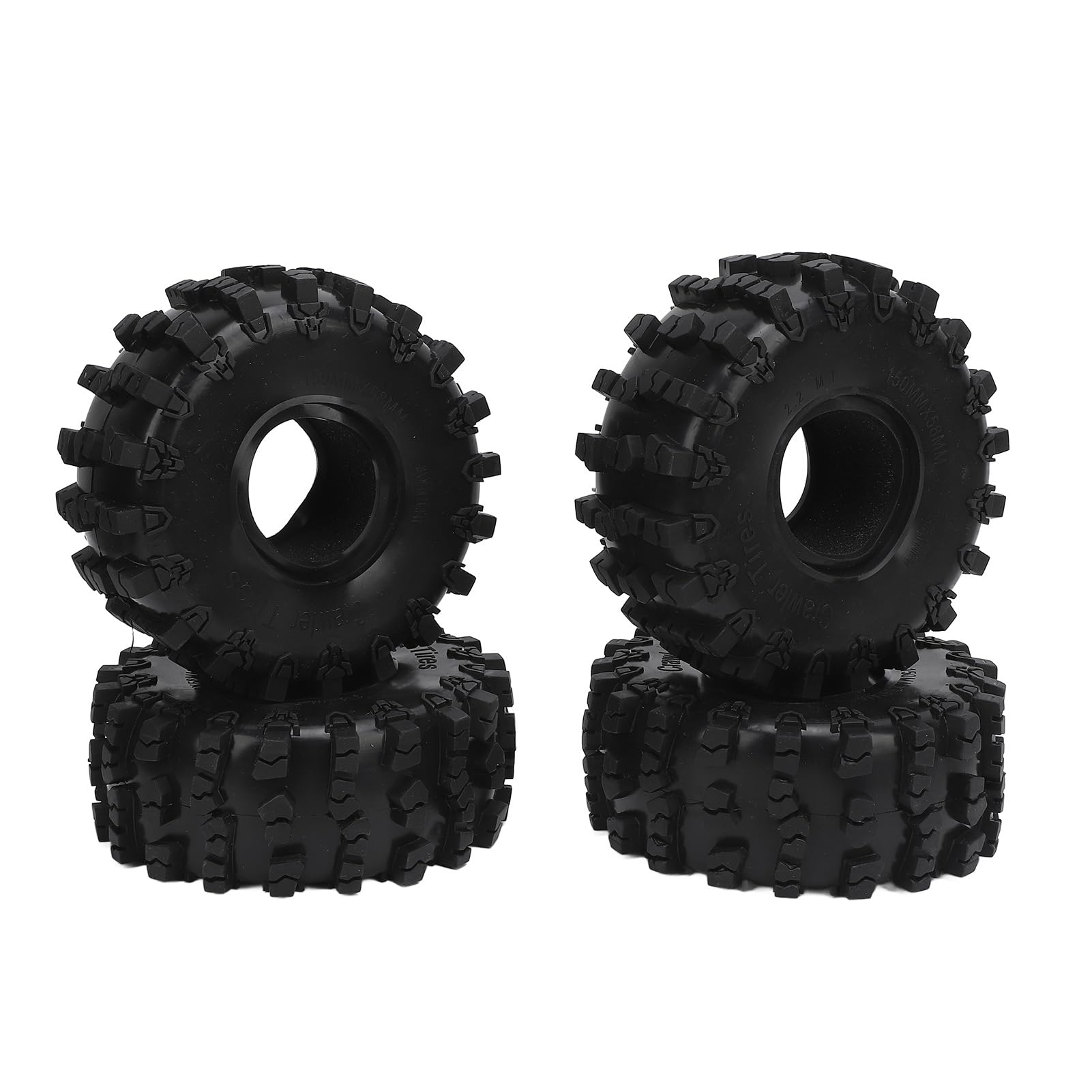 RiToEasysports 4PCS RC WŁÓWKI KŁATY Zestaw, Plastikowe Opony Błotne Opon RC Tire na Osiowym Samochodzie 1/10