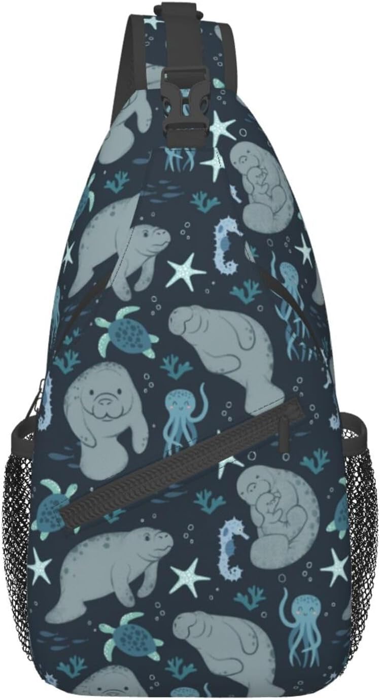 Butterflies Sling Bag Crossbody Sling Backpack for Women Men Travel Hiking Daypack Chest Shoulder Bag | Travel, Hiking, Daypack