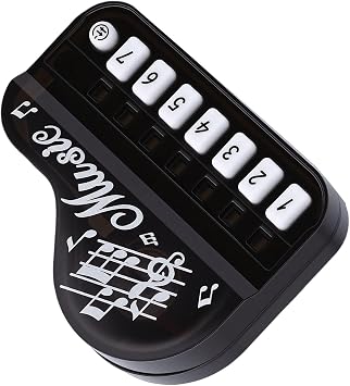 Portable Electronic Keyboard, Compact with 8 Keys, Mini Piano for Beginners, Travelers, and Music Practice on the Go