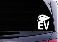 Vista 4 de Pegatina Ev Hoja TP 946 6" vehículo eléctrico coche híbrido
