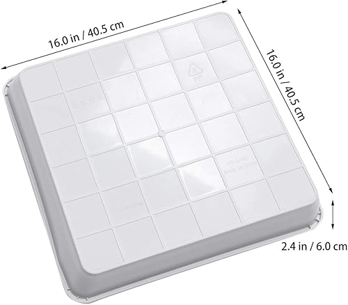 Miniatura 4 de Happyyami Bandeja de inicio para macetas, bandejas cuadradas para plantas, platillos para plantas, bandeja para servir para restaurante, hogar,