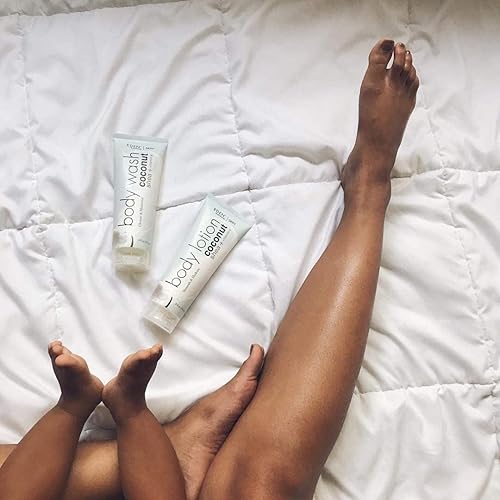 Miniatura 2 de EDEN BodyWorks Loción corporal de karité de coco  8 onzas  Bloquea la humedad, protege y cura la piel  Incluye aceite de coco, manteca de karité +