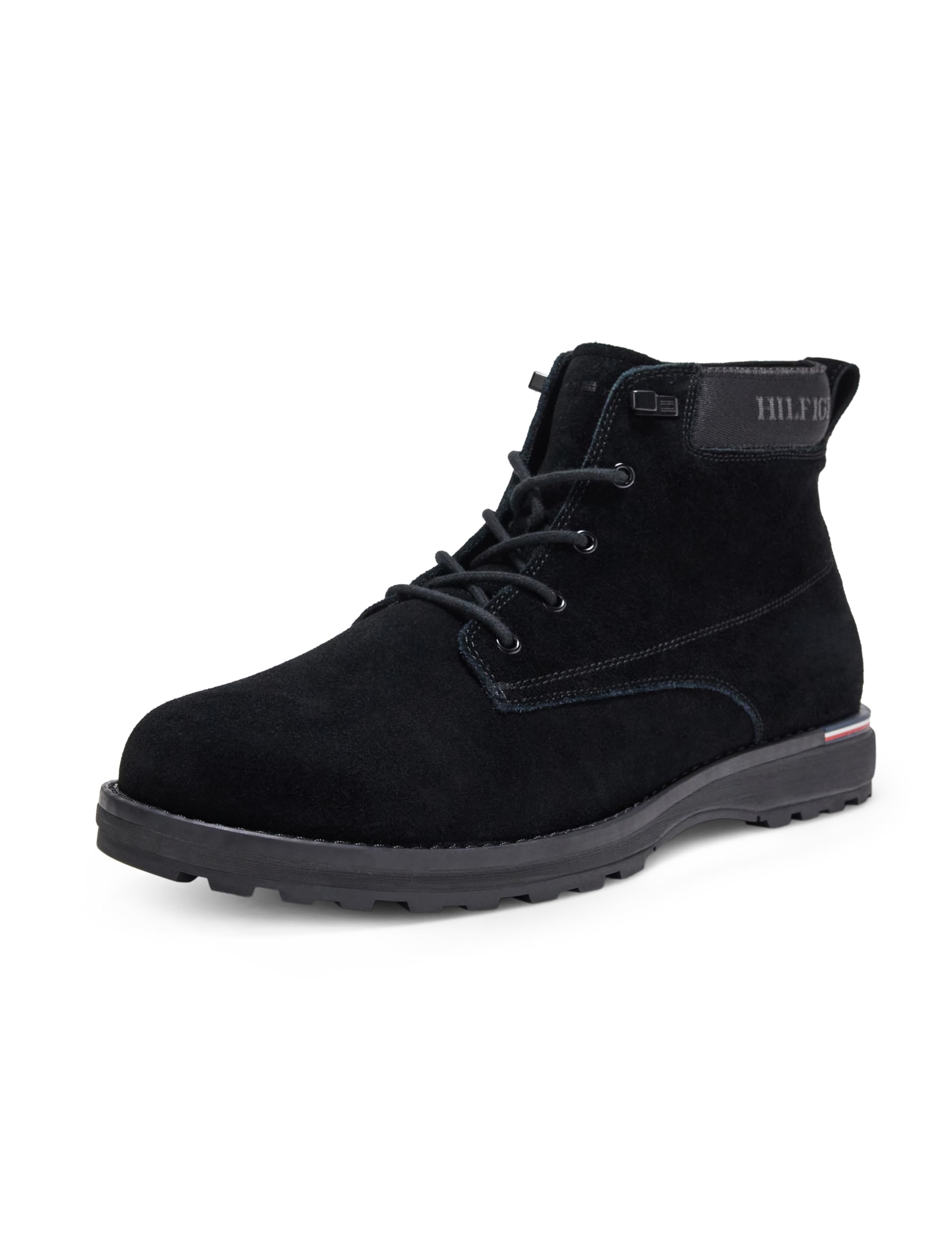 Tommy Hilfiger Herren Boots Corporate Outdoor Suede Boot aus Leder