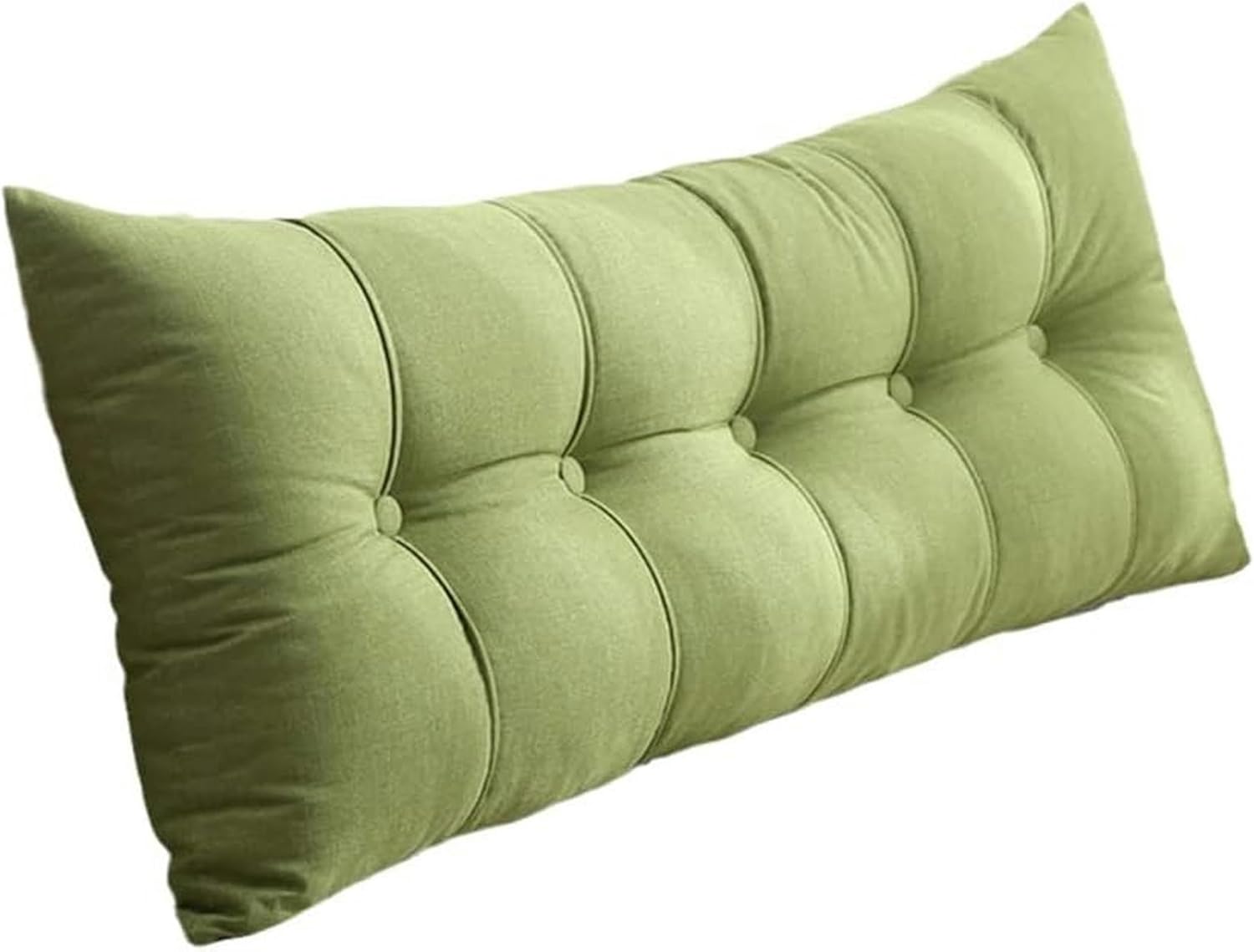 Bedside Cushion Headboard Reading Pillow Cushion Bedside Backrest Waist Protection Lumbar Pillow with Positioning Buttons Washable for Bedroom Lounge Reading Pillow headboard-1