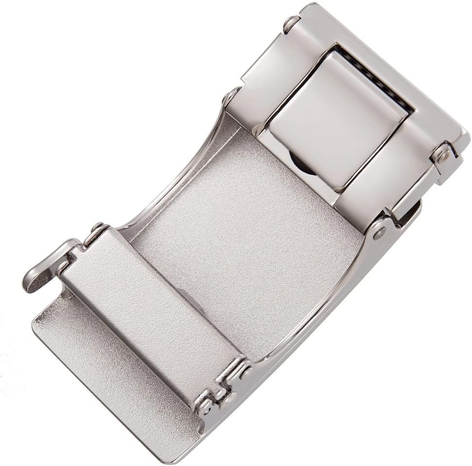 Men's Business Belt Buckle Black Film Automatic Casual Accessories