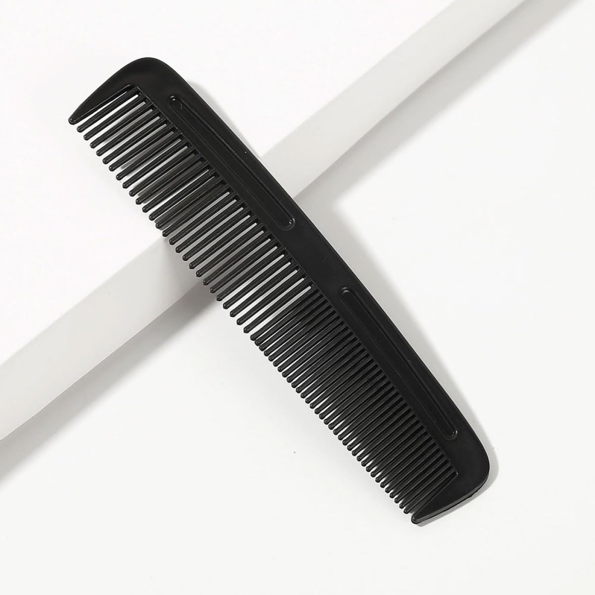 200 Pettini da Viaggio Neri, Design a 2 Denti in Plastica, per Acconciature e Styling dei Chioma, Uso Professionale e Quotidiano