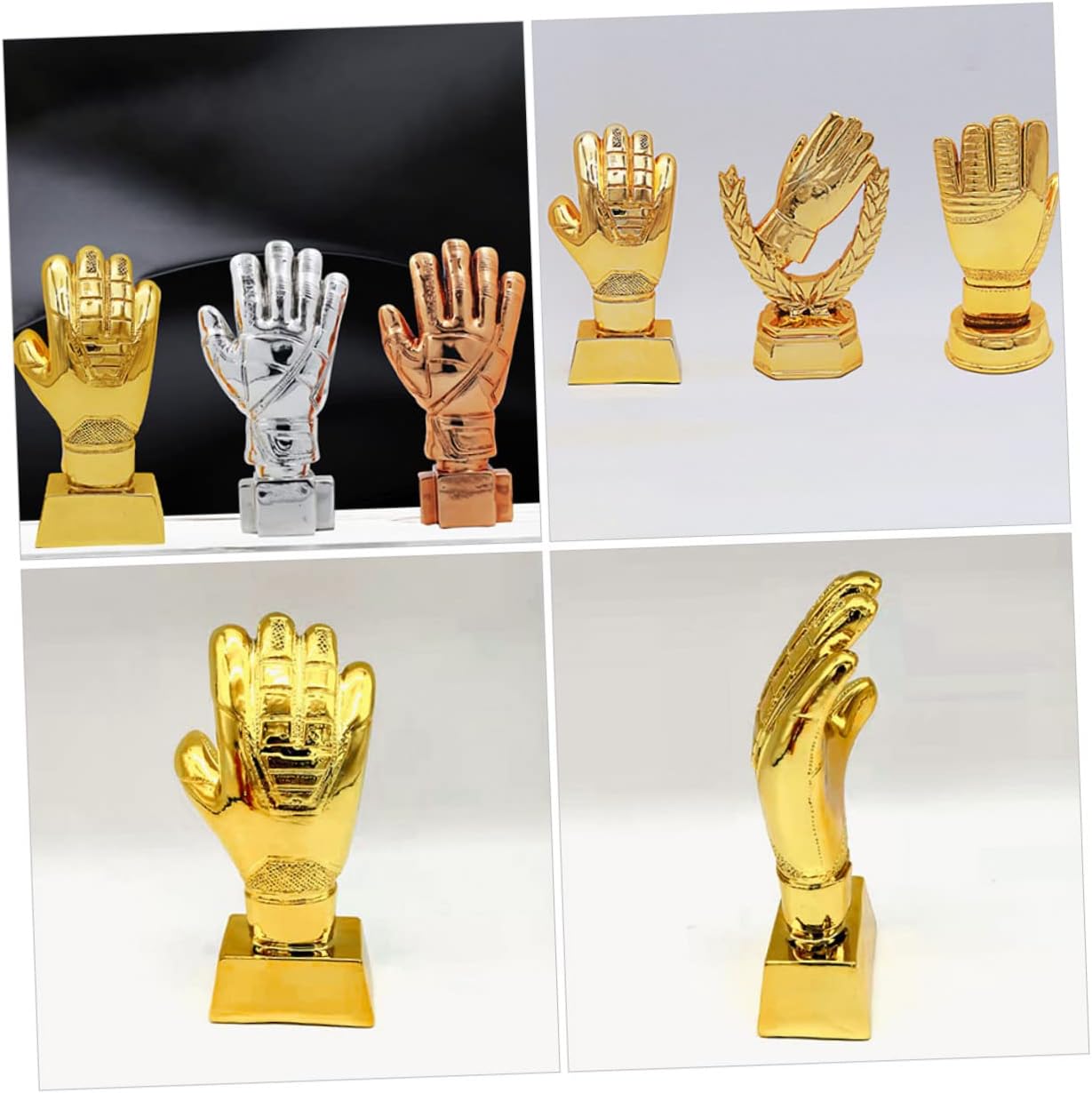 Mipcase Soccer Trophy for Boys and Girls Goalkeeper Accessory Durable and Shiny Trophy Decor