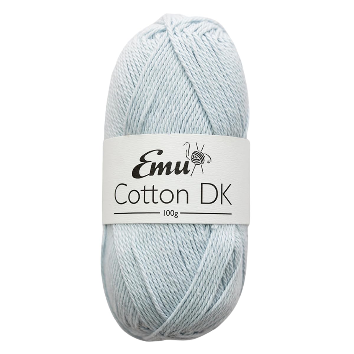 Emu Cotton DK Premium Yarn 100g Ball 208m, Frost - 003