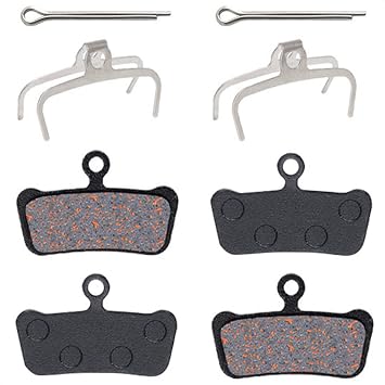 2 Pairs of Disc Brake Pads | For Sram Guide RSC, RS, R, Elixir 7, 9, Avid XO Trail, 4 Piston MTB Disc Brakes - For Mountain Bikes, Road Bicycles, and MTBs