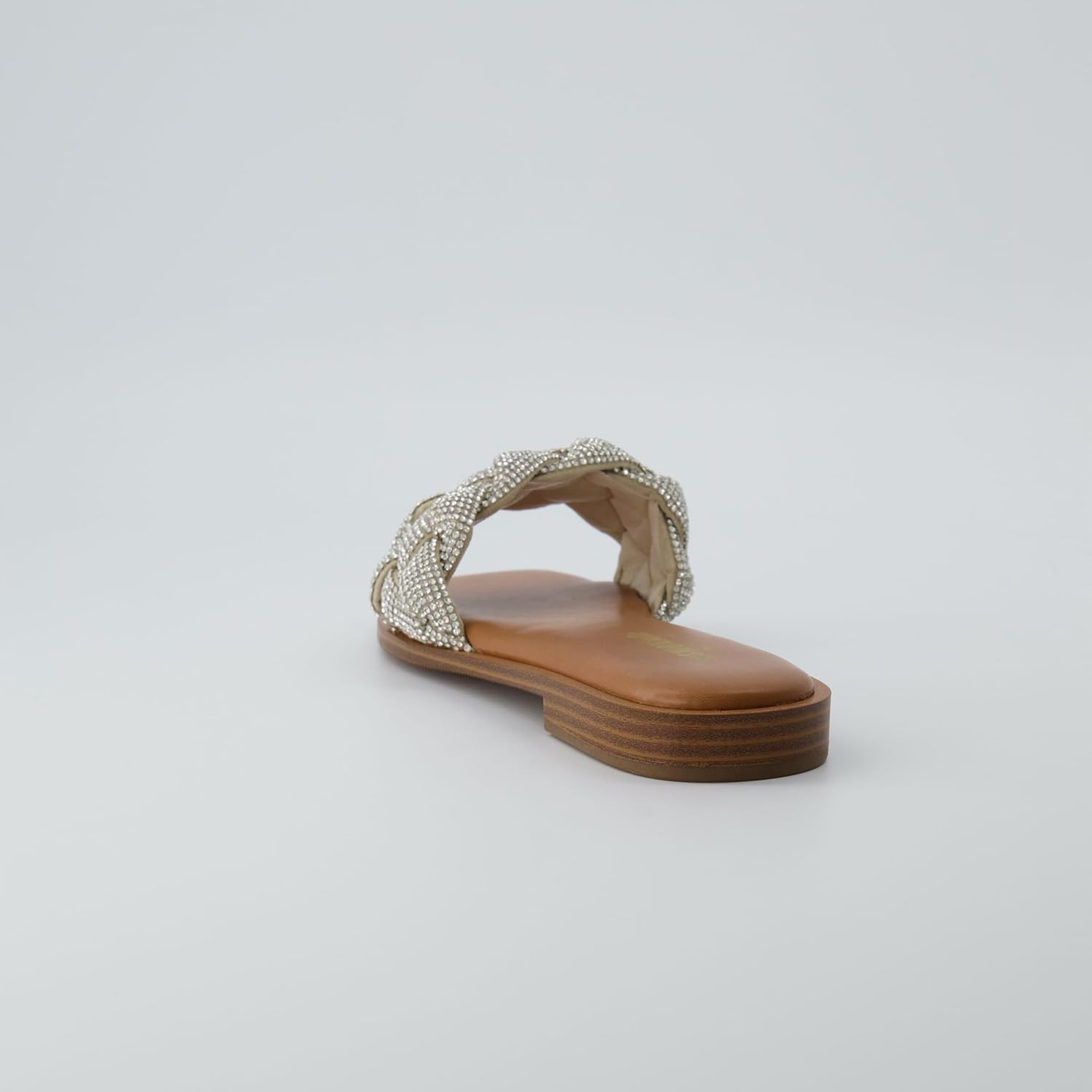 CUSHIONAIRE Women's Verse woven rhinestone slide sandal +Memory Foam, Wide Widths Available - Image 5