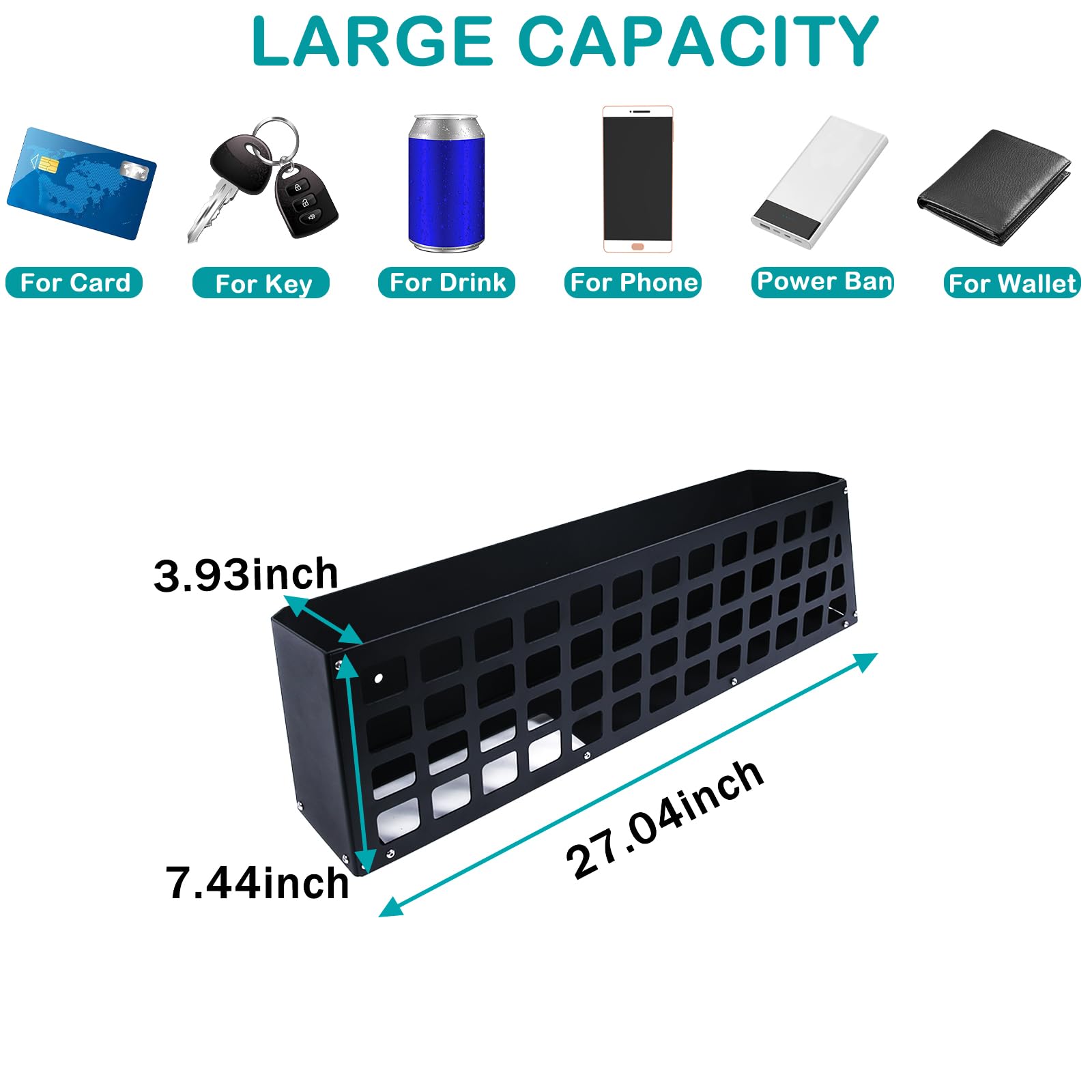 Car Trunk Storage Panel Compatible with Ineos Grenadier 2020-2026 Retrofit of The Storage Bracket on The Side of — view 5