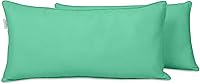 Vista 1 de Funda de almohada lumbar de tela de poliéster para interiores y exteriores, impermeable, rectangular, para todo tipo de clima, para muebles