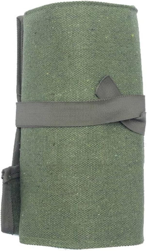 Bonsai Tool Bag, Garden Tool Bag, Tool Roll Bag, Bonsai Tool Bag Portable Canvas Tools Rolling Bag Garden Tools Holder Storage Package Green