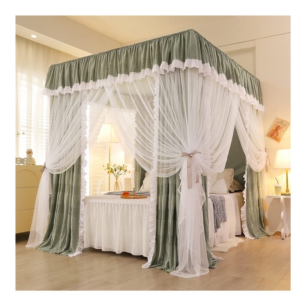 GJMSSMY Bed Canopy Mosquito Net For Bedroom, Boys And Bedroom Bed Canopy, Four Seasons Universal Dustproof Bed Curtain (Color : Style 3, Size : 2x2.2x2m)