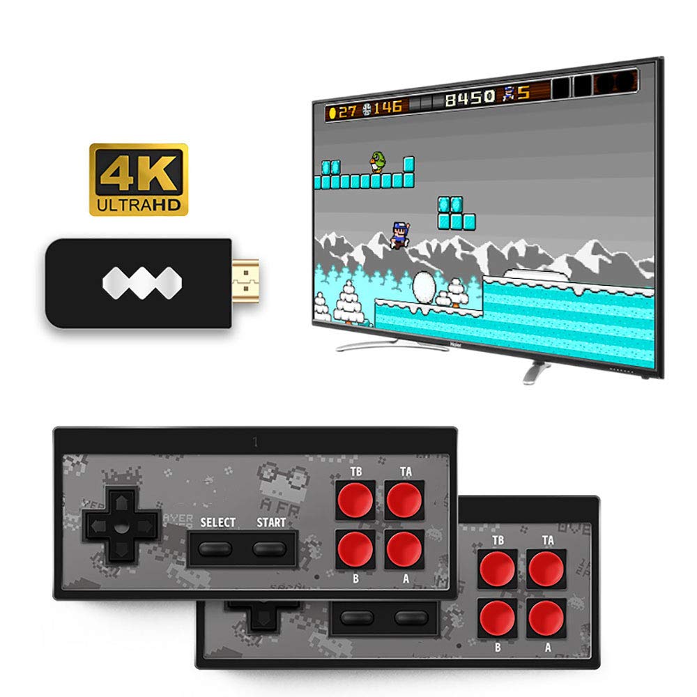 Dear, you Retro Spielmaschine HDMI High-Definition Eingebaute 568 Classic Videospiel USB Handheld Retro Game Handle Controller, Home HD Y2 Classic Videospielkonsole