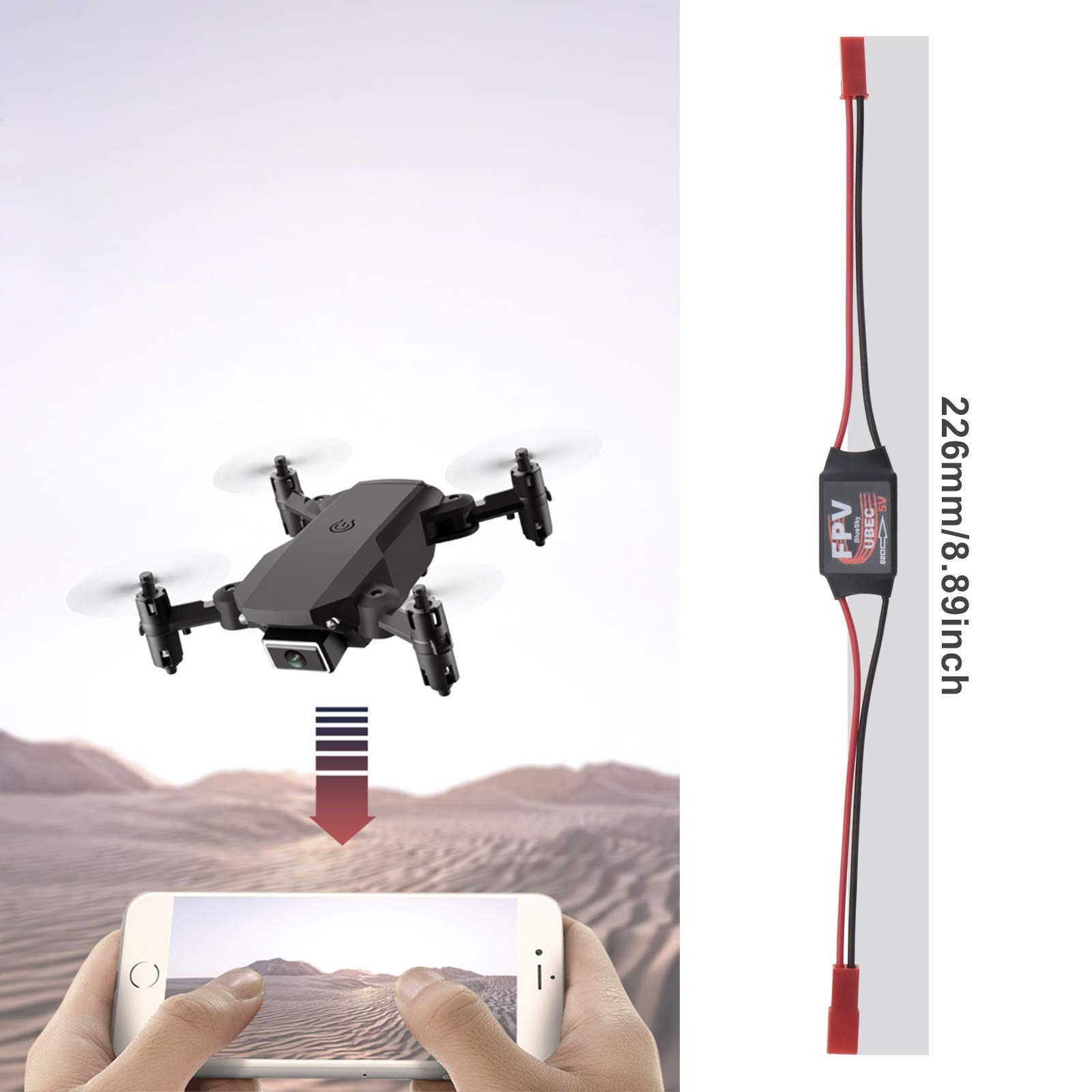 2 Stuks UBEC 3A 5V Mini - DC-DC Converter - 2-6S - Voor FPV Drone, Camera En Gimbal