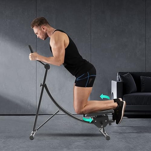 Miniatura 4 de Equipo de entrenamiento de abdominales para gimnasio en casa, máquina de fitness abdominal, máquina de ejercicios abdominales y núcleo plegable,