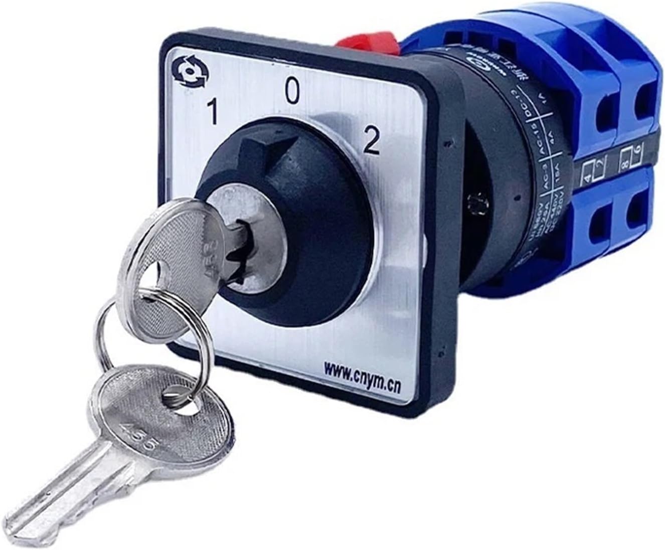 YMW26 LW26-25YS3/2S Lock Key 25A 3-Position Rotary Switch Battery car Two Groups of Dual Power switches Using Motor Reverse