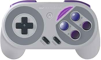 MY ARCADE NESクラシック・エディション・コンソール用 クラシック・ワイヤレス・コントローラ ホワイト/グレー Amazon.com: My Arcade GamePad Classic - Nintendo Wireless