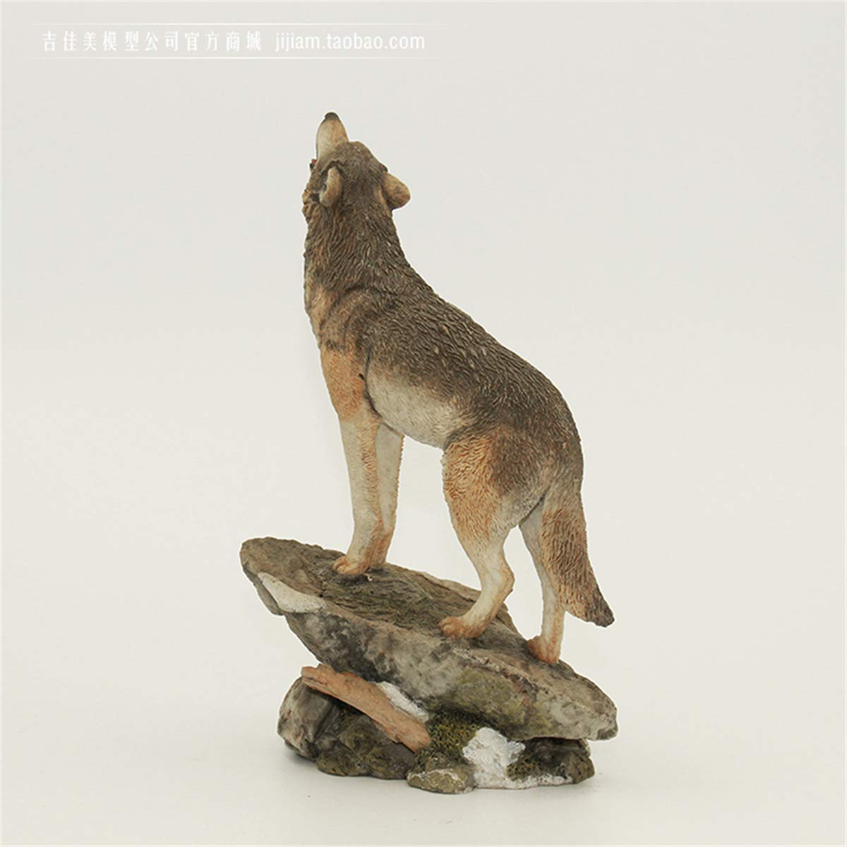 AMITD Wolf Coyote Model Animal Figure Resin Decor Statue Gift