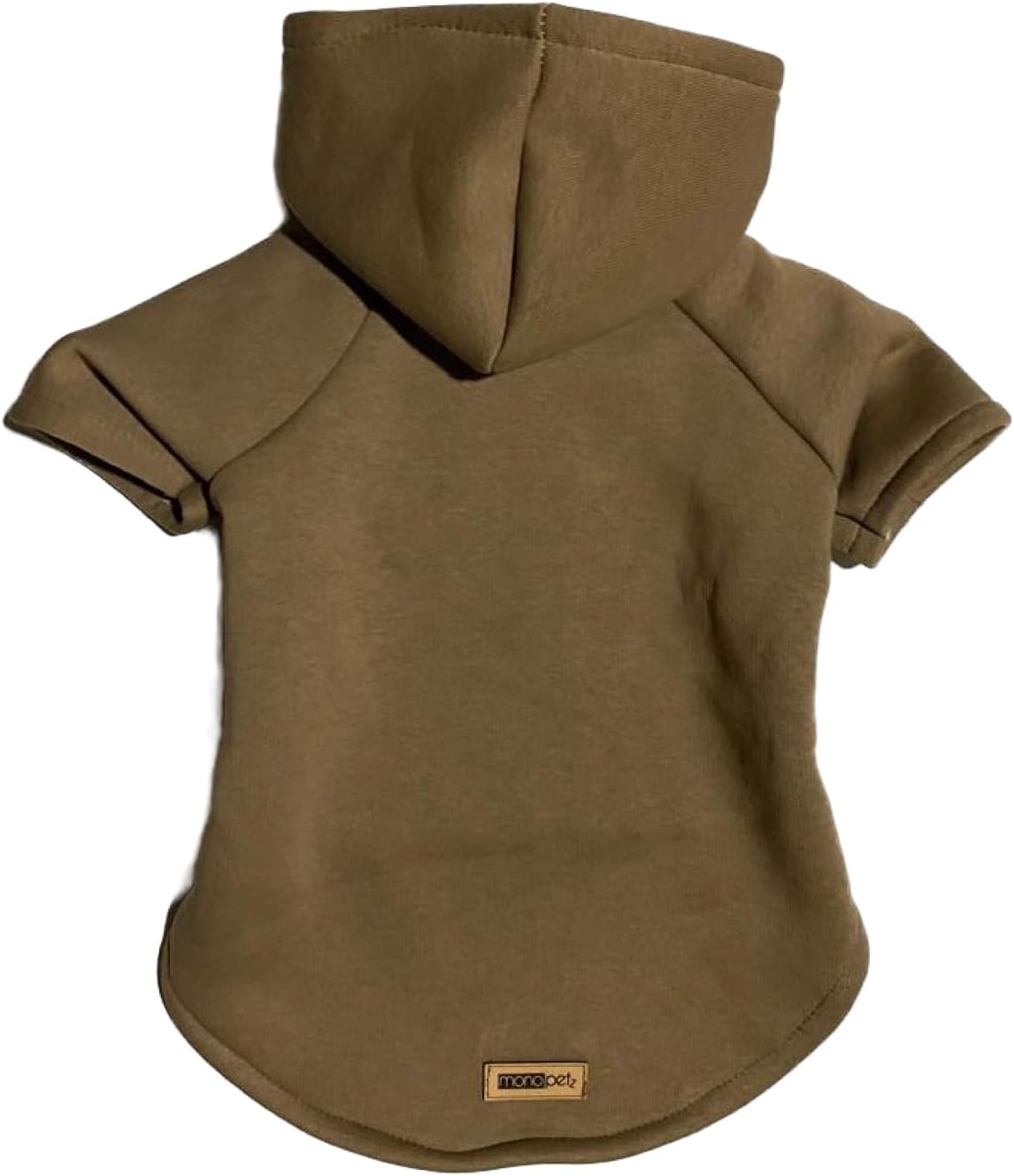 Kapişonlu Sweatshirt Köpek ve Kedi Kıyafeti - Düz Koyu Kahverengi XS Beden
