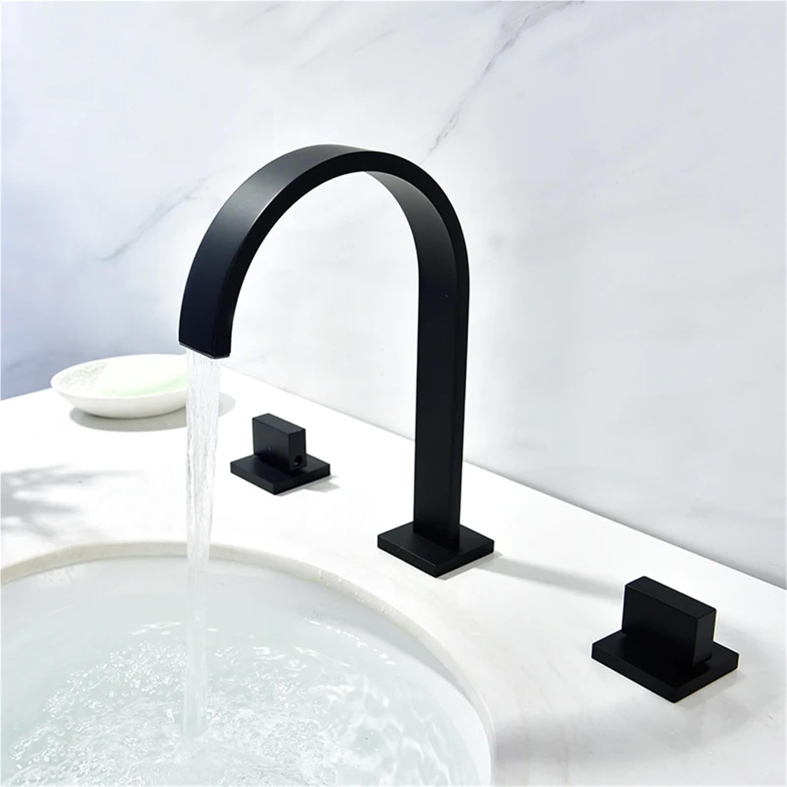 Grifo for lavabo de baño con doble manija