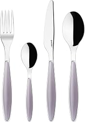 Guzzini - Feeling, 24-Piece Cutlery Set - Sky Grey, 15.8 …