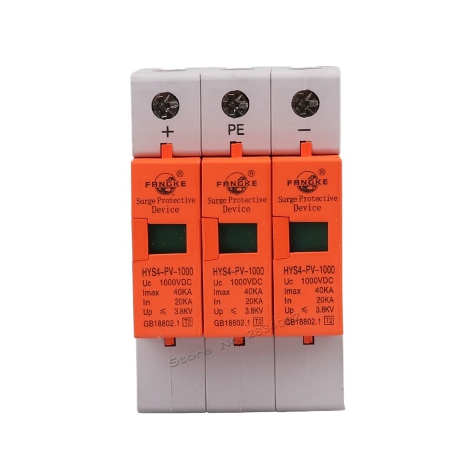 SPD Maison DC 800V parasurtenseur 3P photovoltaïque pour protection solaire