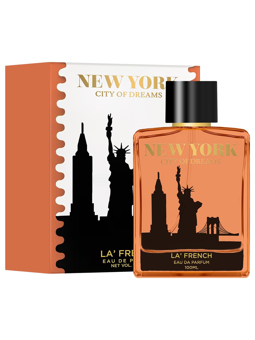 La French New York Eau de Parfum - 100ml Unisex Perfume for Men and Women | Intense Long Lasting Perfume | Fresh, Spicy Aqua Notes | Premium Fragrance Scent EDP | Best Gift Perfume for Man and Woman.-image-1