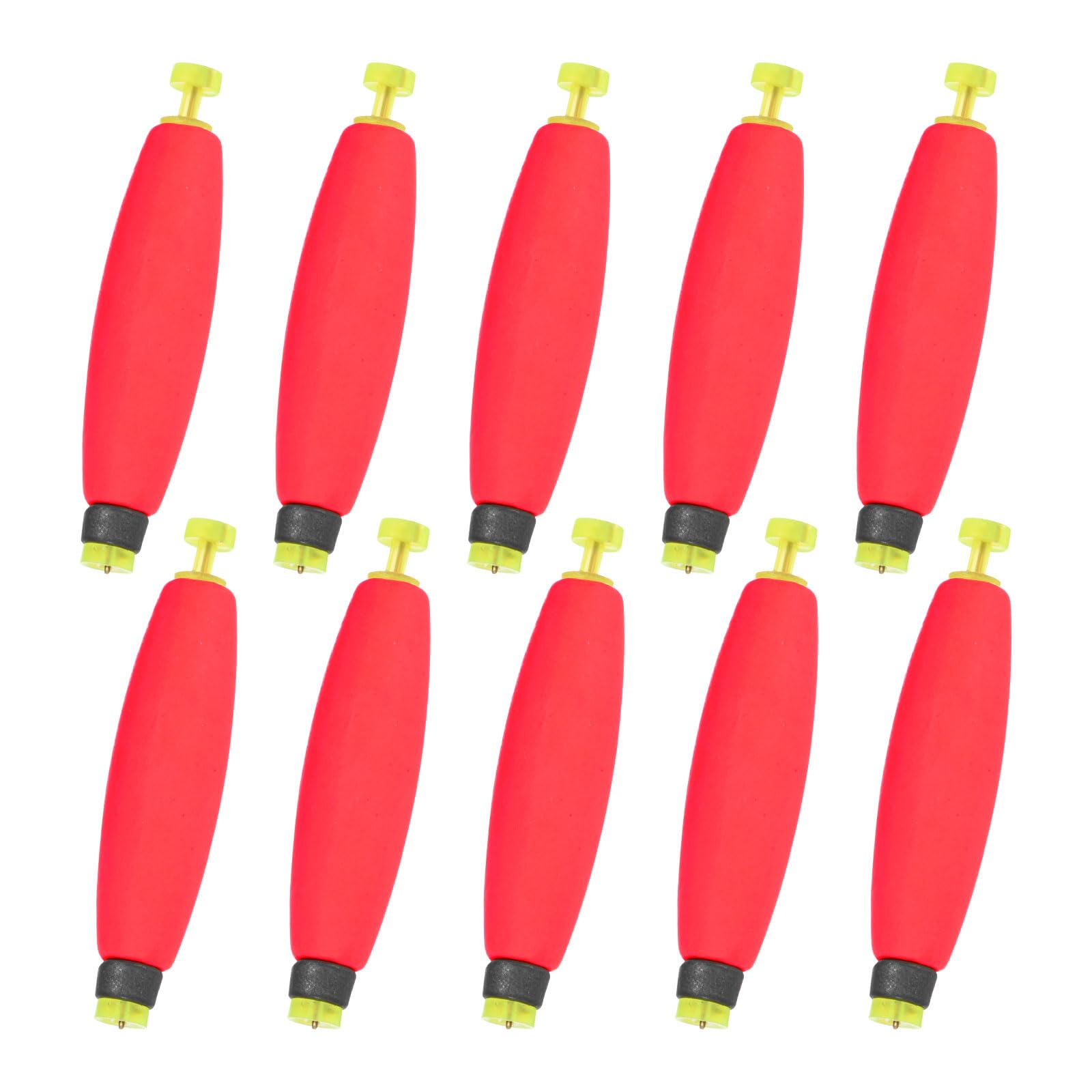 M METERXITY Pack Fishing Bobbers Floats, EVA Foam Weighted Bobbers, Clip-on Floats Slip Corks Floaters Strong Buoys