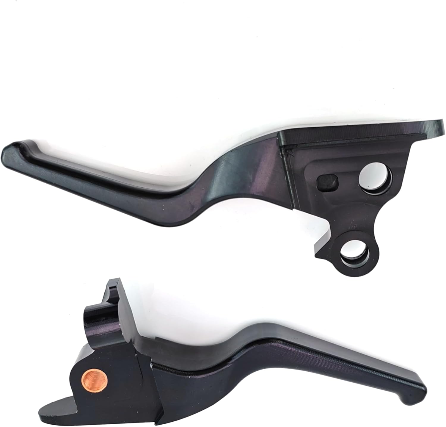 Motorcycle Clutch Brake Levers Set for Harley Touring Electra Glide Highway King Ultra Limited 2021-2024 (Black)